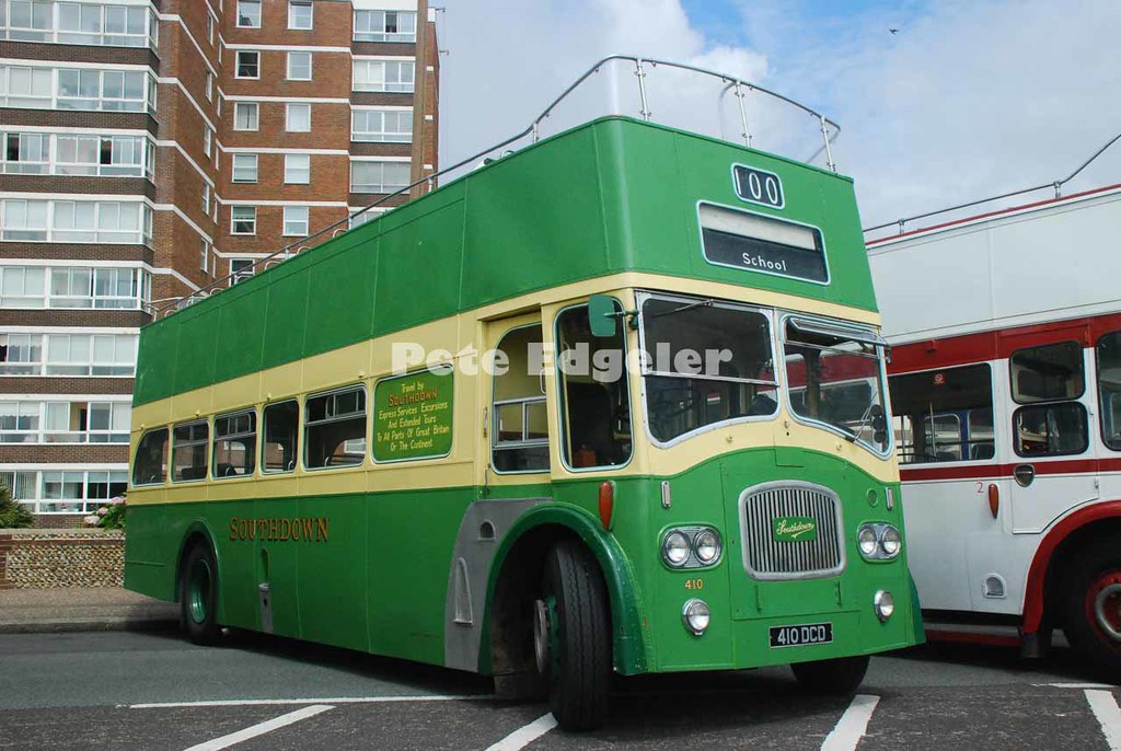 410DCD 1964 Leyland PD3/4 Queen Mary Taken at Worthing Bus… Flickr