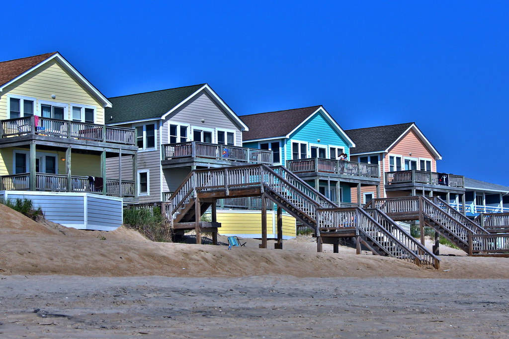 Four Houses, Nags Head, NC Our "houses" during the week. Flickr