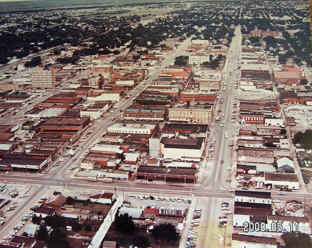 Lawton, Oklahoma Downtown Circa 1964 This is an old ae… Flickr