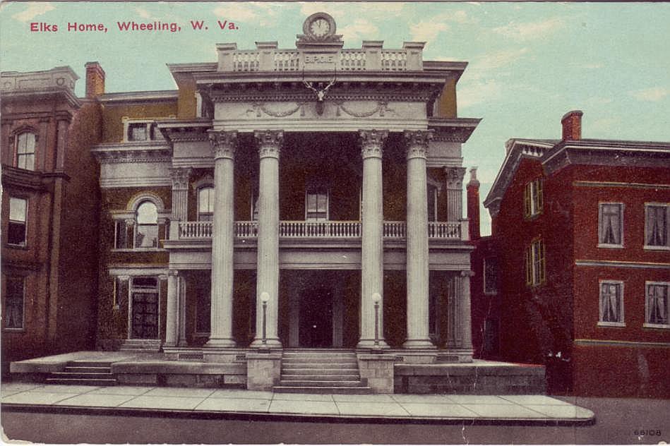 Postcard Elks Home, Wheeling, WV a photo on Flickriver