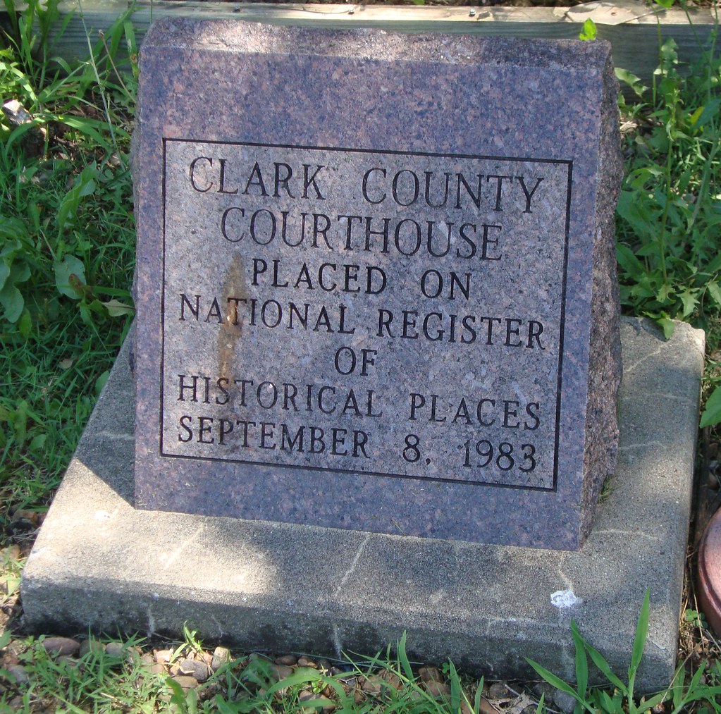 Old Clark County Courthouse Marker (Kahoka, Missouri) Flickr