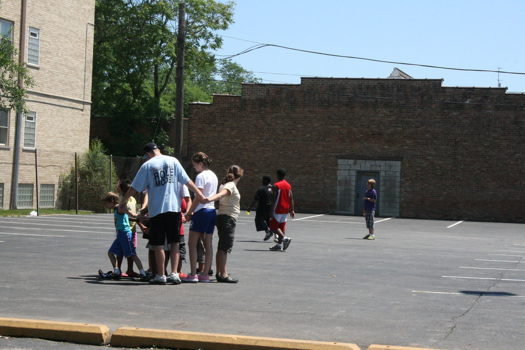 IMG_4746 Playing in the lot. High Ridge YMCA Adventure Camp 2010