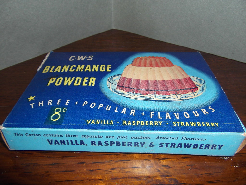 C.W.S. BLANCMANGE POWDER 4oz C.W.S. Packing Factory. Brand… Flickr