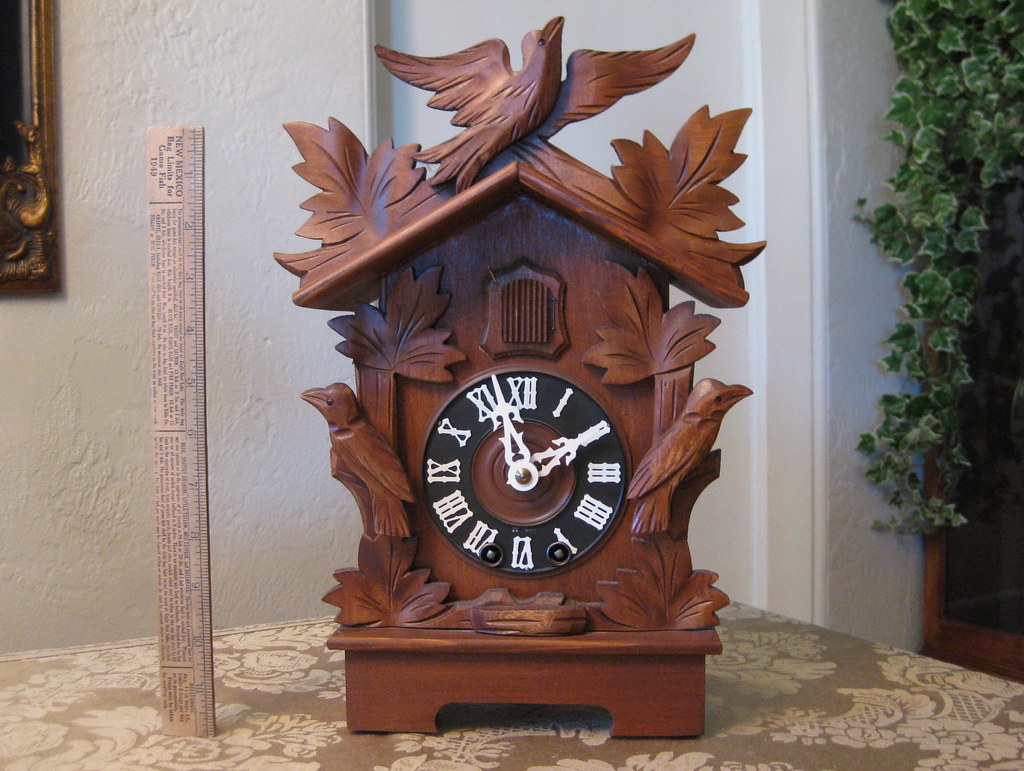 Hubert Herr mantle cuckoo clock (IMG_1801) a photo on Flickriver