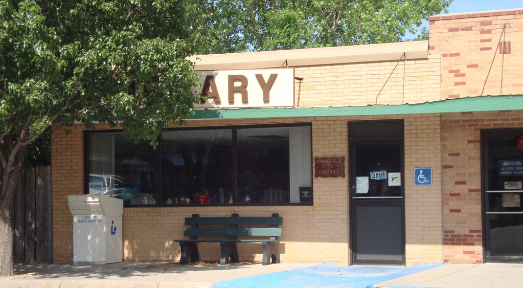 Public Library (Minneola, Kansas) Minneola is located in t… Flickr
