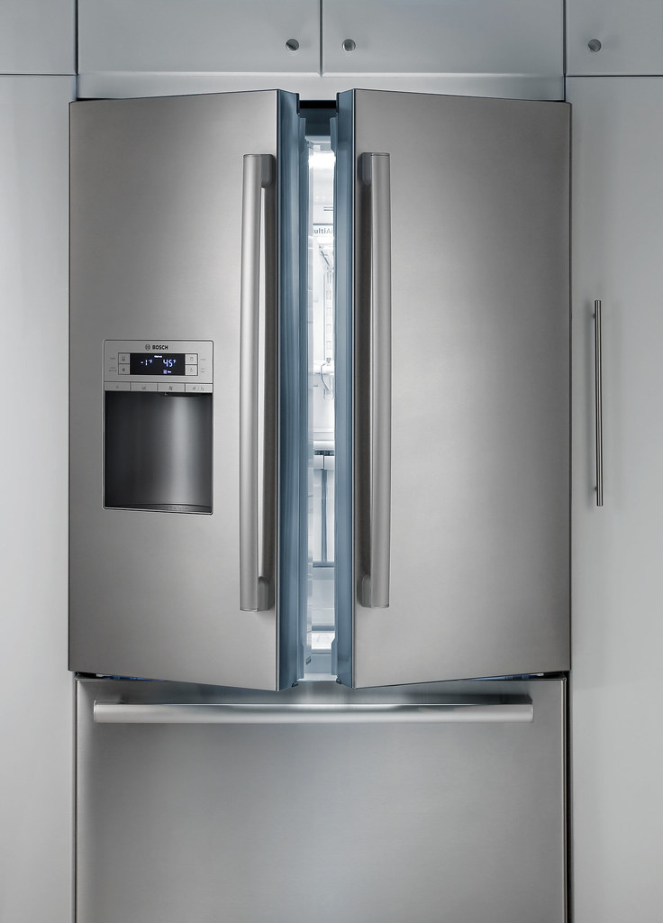 Bosch Stainless Steel French Door Refrigerator A door open… Flickr