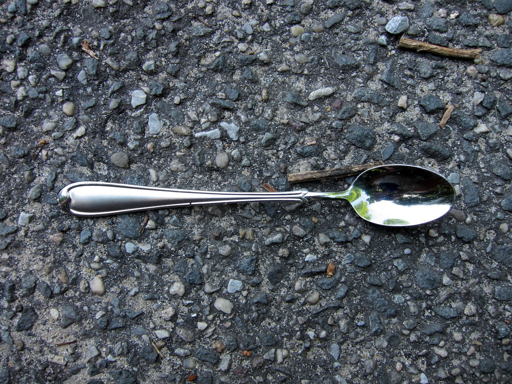Spoon in the Road I could not help myself this spoon was … Flickr