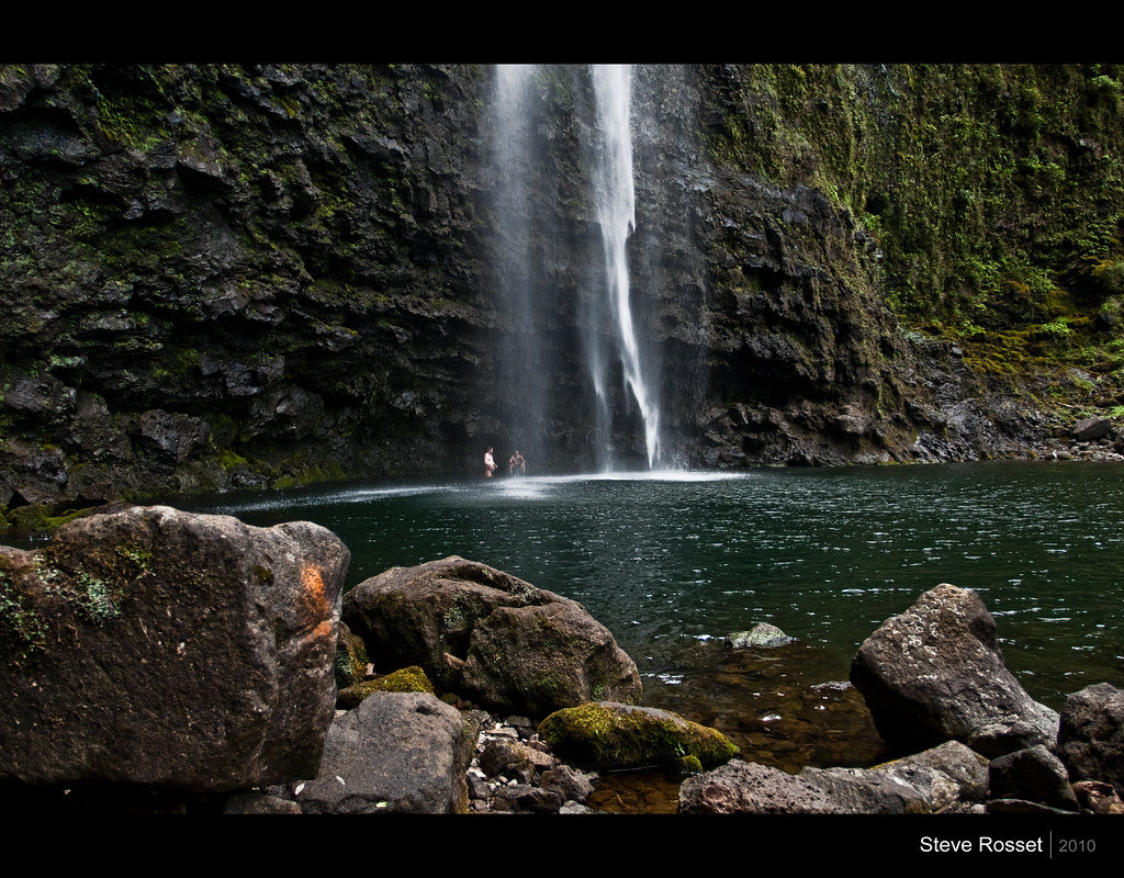 Swimming Under Waterfalls Hawaii Set I Travel Collection I… Flickr