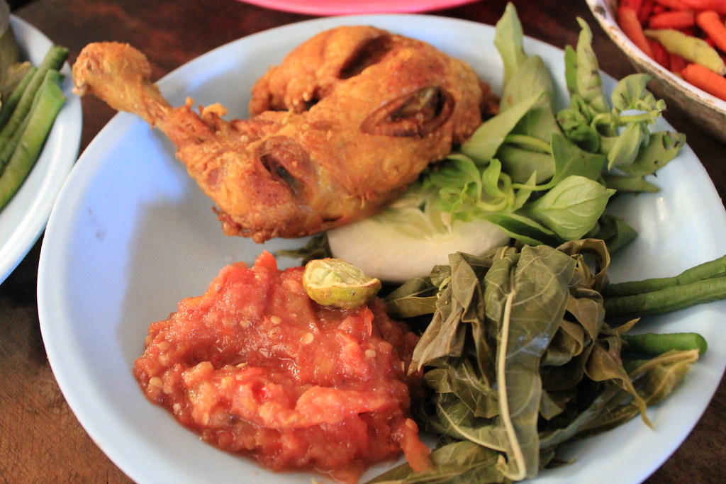 Gambar Nasi Ayam Goreng Lalapan Gambar Kodok HD