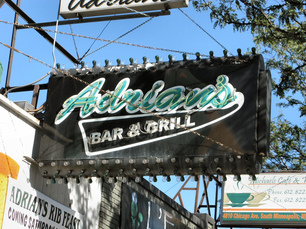 Adrian's The sign for Adrian's Bar & Grill, occupying the … Flickr