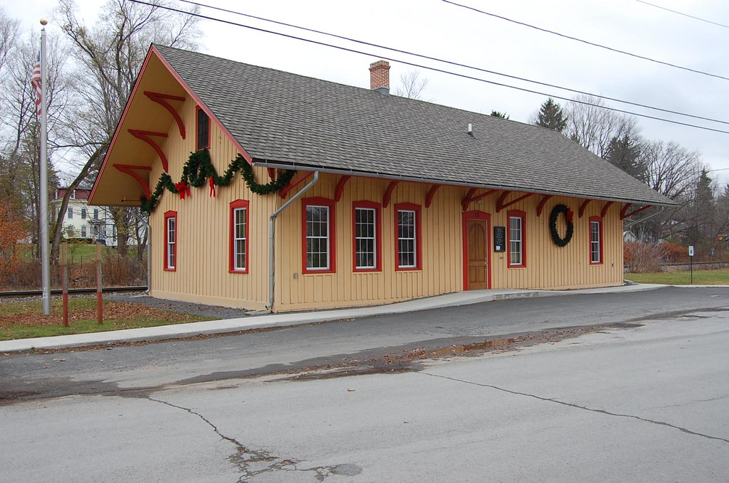 NYC passenger station, Lacona, NY. New York Central railro… Flickr