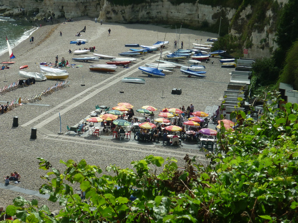 Beer, August 2010 Looking down at the beach in Beer. Sunchild57