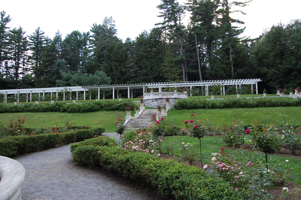 Yaddo Gardens The Rose Garden The marble steps climb the… Flickr