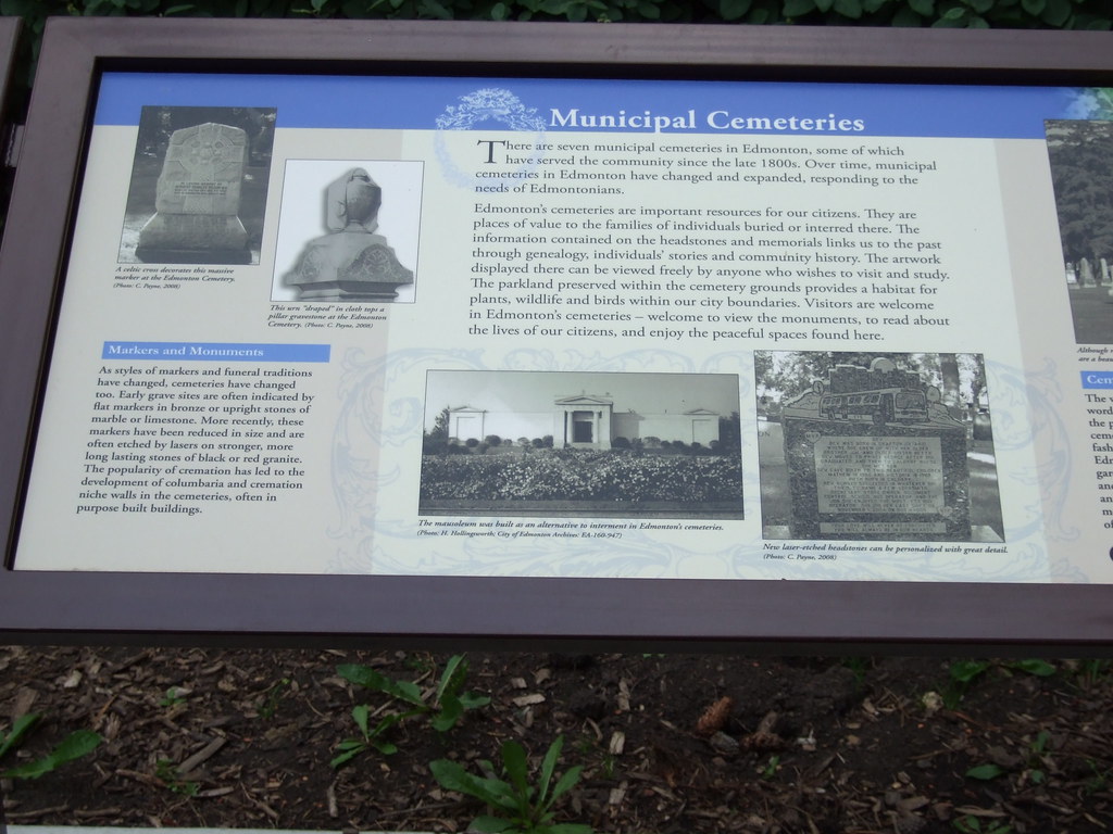 EDMONTON TWIN CEMETERIES, EDMONTON CEMETERY/ST. JOACHIM CATHOLIC CEMETERY Flickr