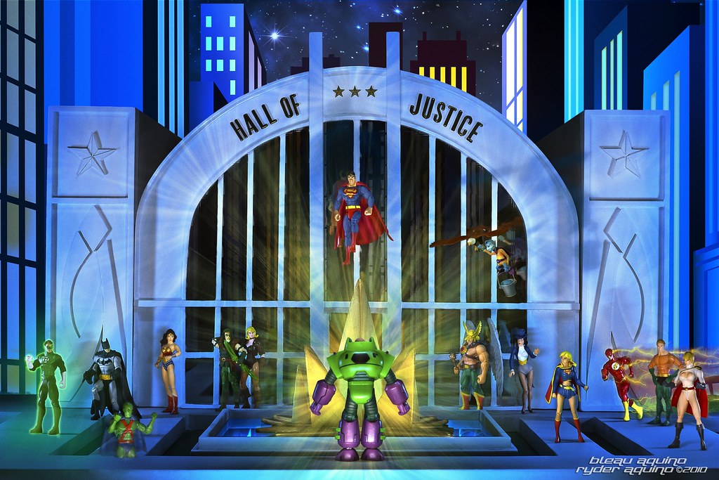 Last Night, at the Hall of Justice... Custom Hall of Justi… Flickr