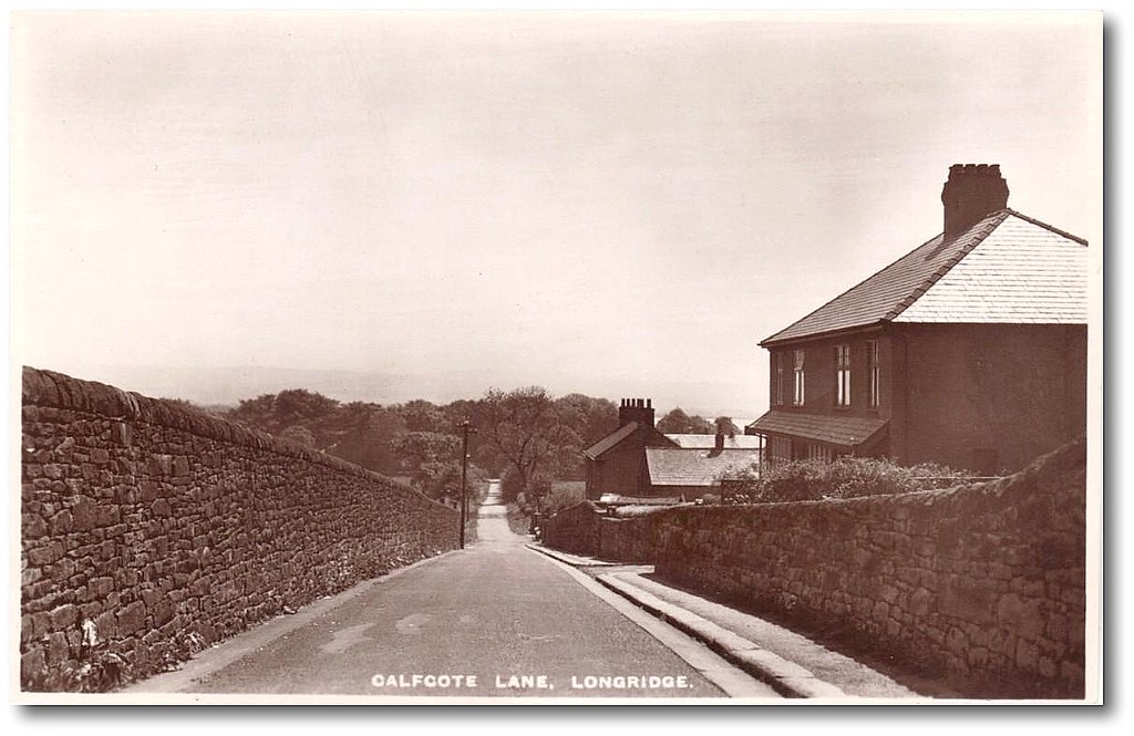 Calfcote Lane, Longridge. Sepia postcard More images of th… Flickr