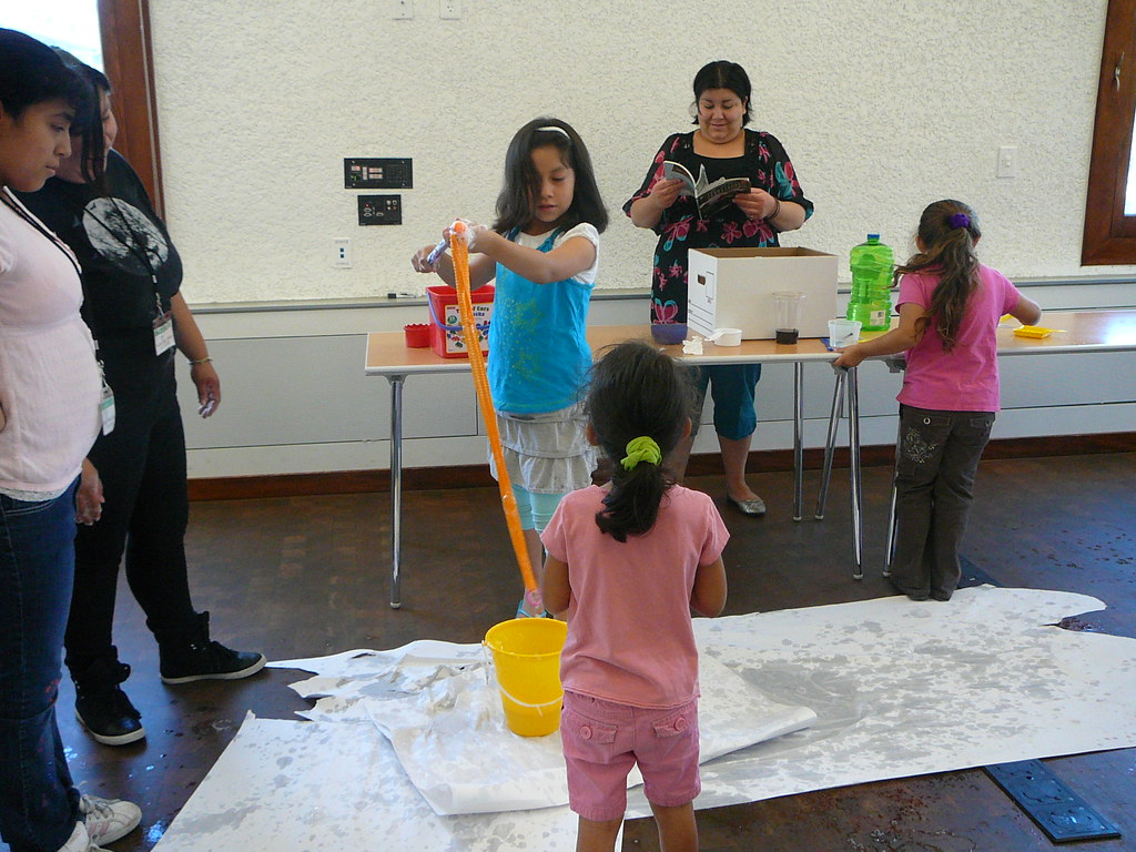Making Bubbles Branch East San Jose Carnegie. Event Wild… Flickr