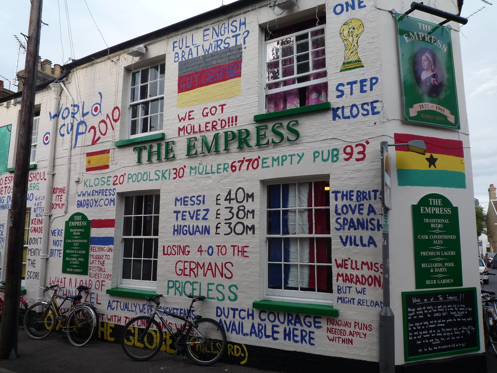 The Empress, Romsey Town, Cambridge, UK. Dutch courage available here