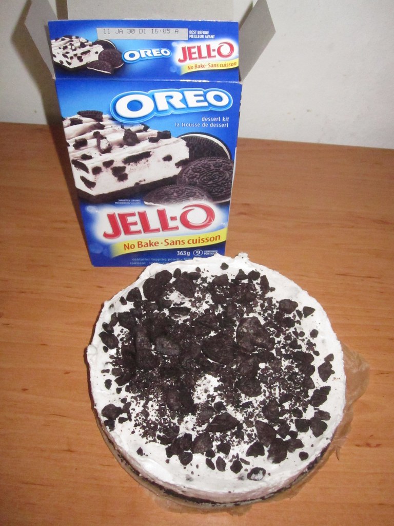 Oreo JellO dessert cake Pretty rich dessert cake! Flickr