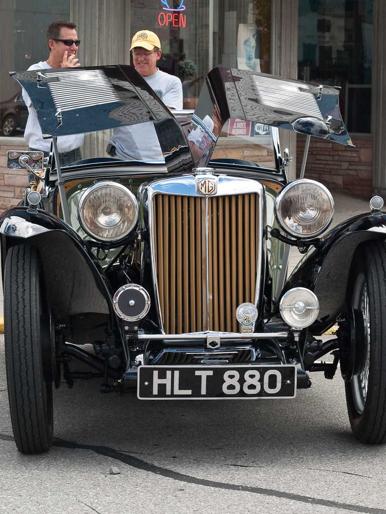1946 MG TC 1946 MG TC at the Kendallville Main Street Car … Flickr