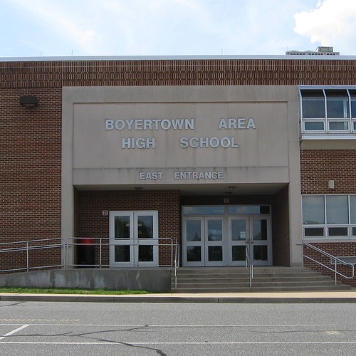 IMG_9928 Boyertown Area Senior High School East Entrance Bob Bechtel Flickr