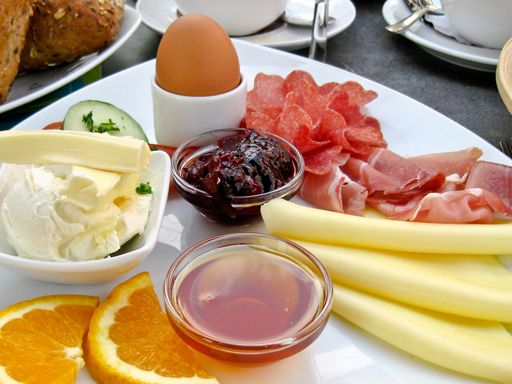 German Breakfast with Meat This includes cheese, thinly sl… Flickr