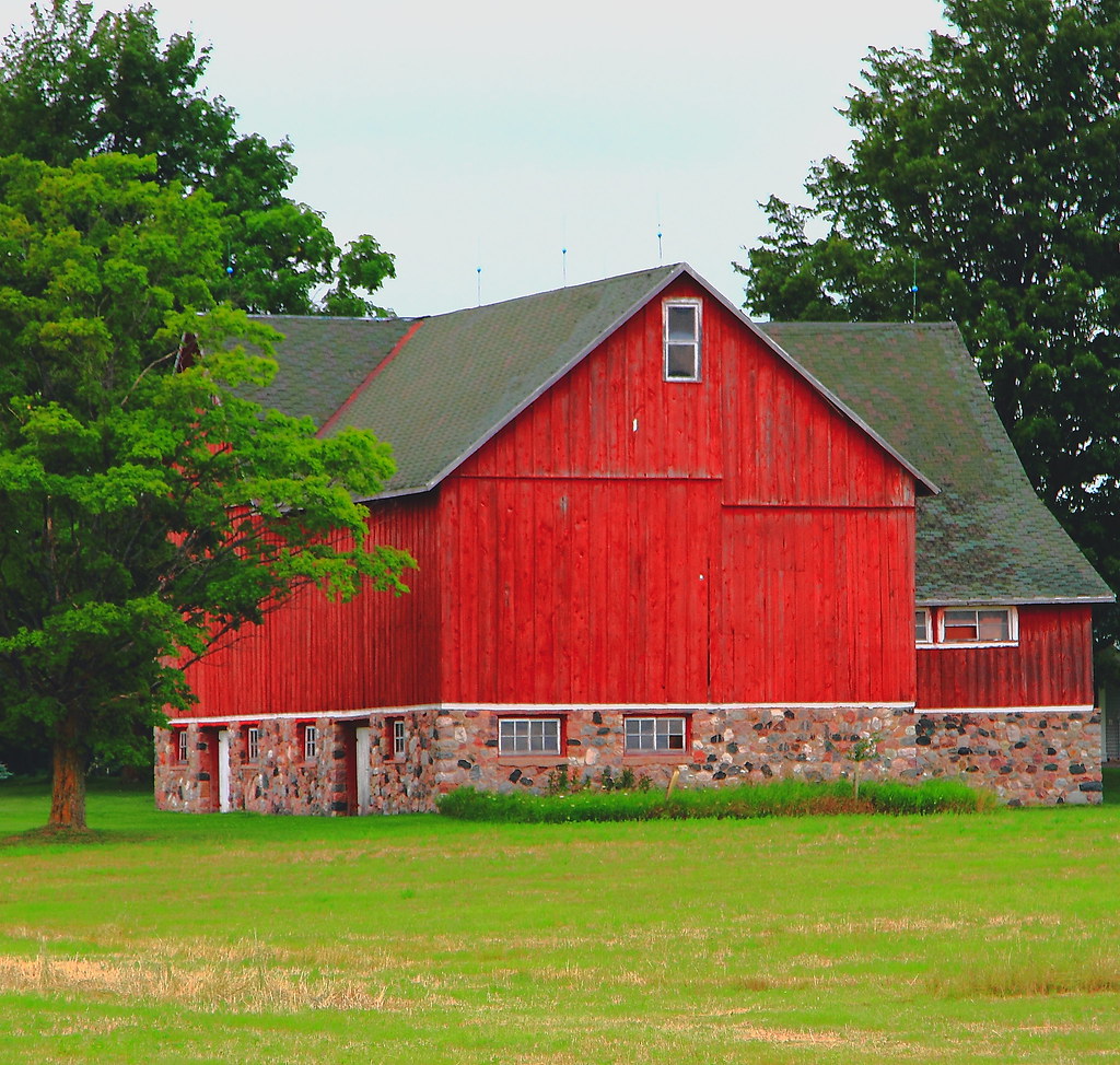 Posen Michigan Barn , side view Near Posen Michigan on M6… Flickr