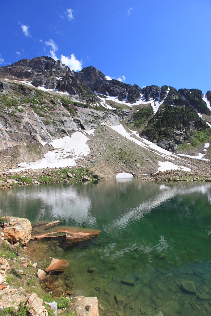 Pinnacle Lake in the Pinnacle Range of the Monashee Mounta… Flickr