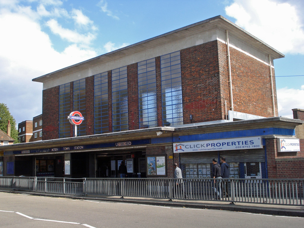 Acton Town station Rebuilt in 1931 by Charles Holden a b… Flickr