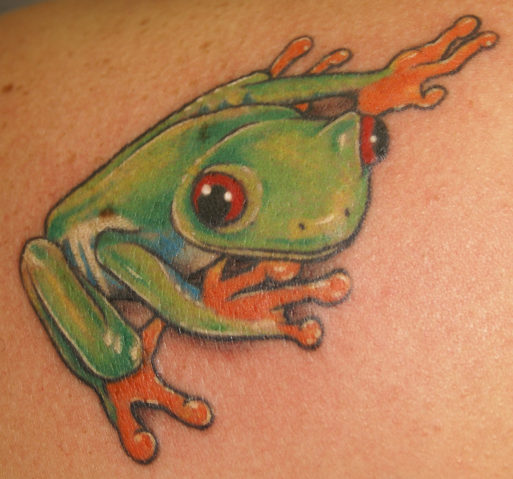 Tree frog tattoo Tattoo by Tim Baxley Southside Tattoo & P… Flickr