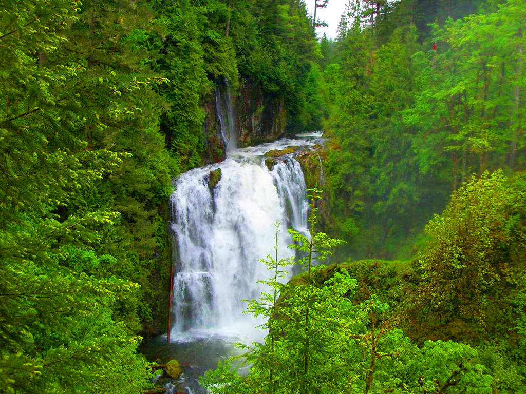 Fly Creek Falls Fly Creek near Chelatchie, WA. This one's … Flickr