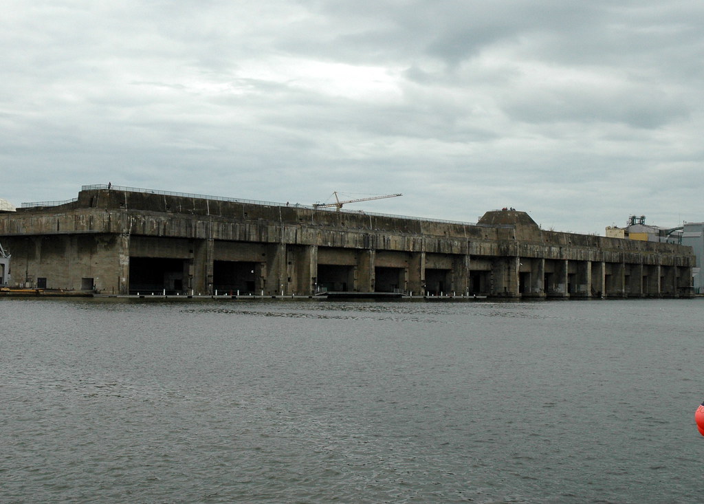 France 2010 (67) St Nazaire u boat pens sub base submarine… Trev
