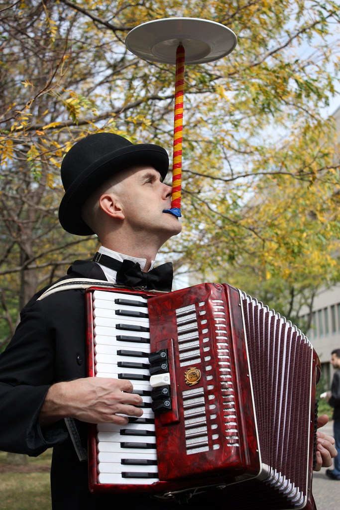 New York Fun Factory Oh, just balancing a plate on a pole … Flickr