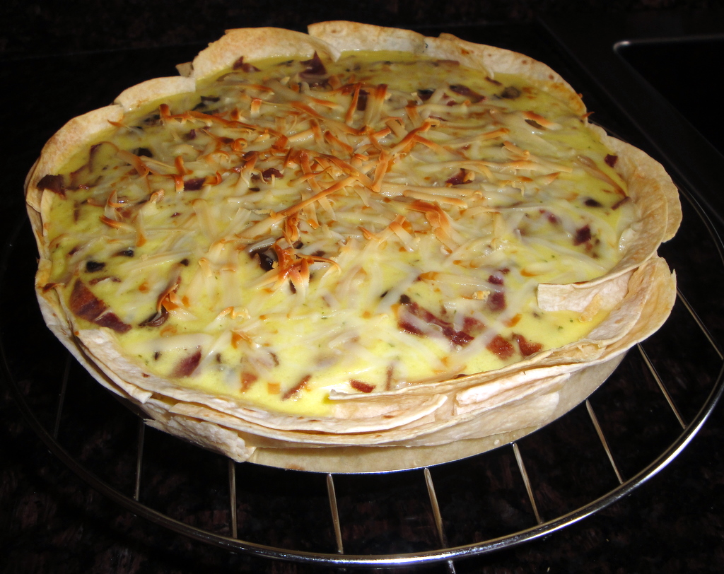 Tortilla Crusted Quiche II Made with Michael Foods liquid … Flickr