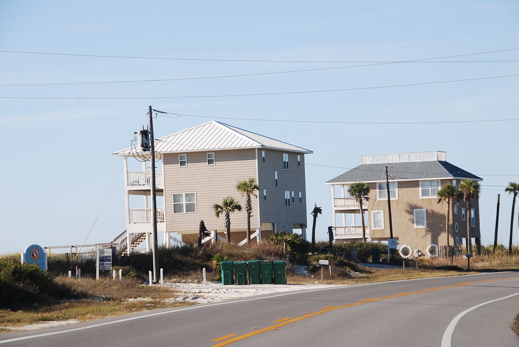 Beach Homes along Cape San Blas Road in Port St. Joe d dur… Flickr