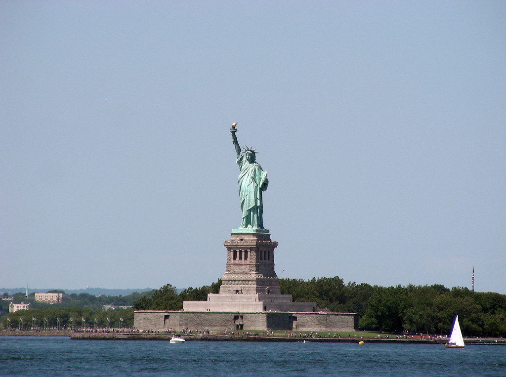 NYC Statue of Liberty Car Los Flickr