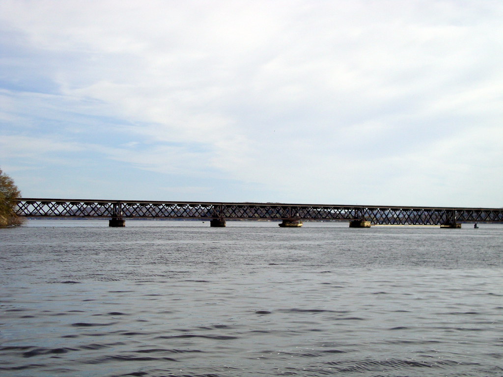 Railroad Bridge Crossing The Wisconsin River In Merrimac, … Flickr