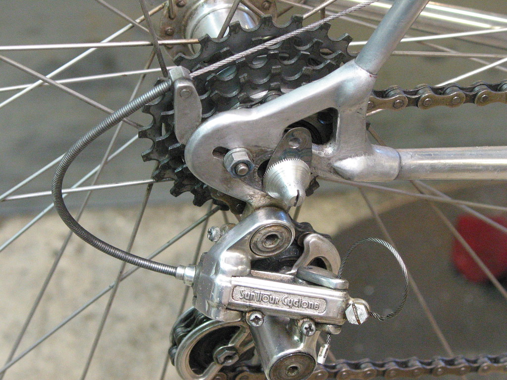 Derailleur area Custom cable stop. Black Mountain Cycles Flickr