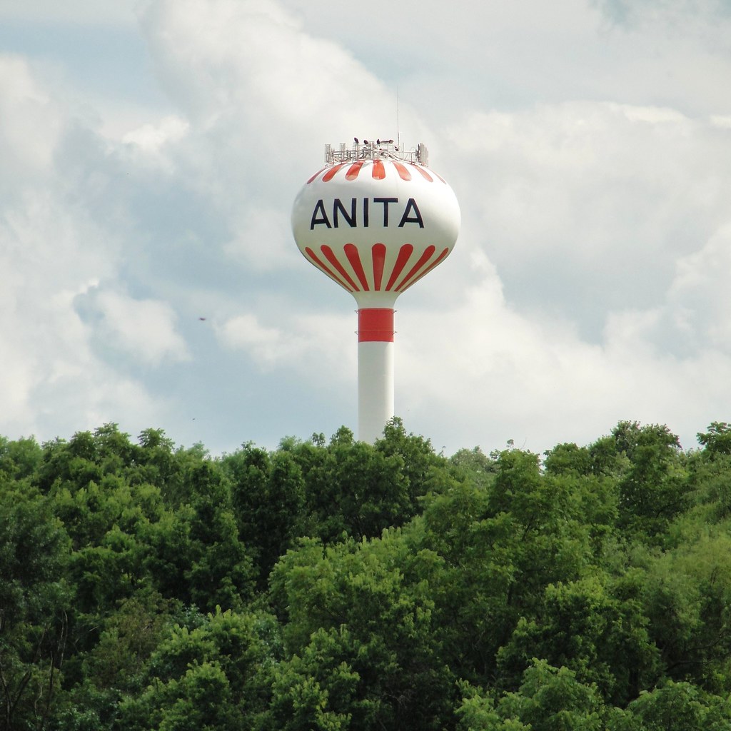 Water tower Anita, Iowa Just another one for my collecti… Flickr