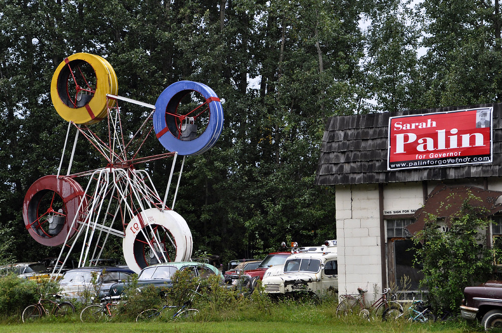 Abandoned Auto Salvage Yard outside Palmer, Alaska Flickr