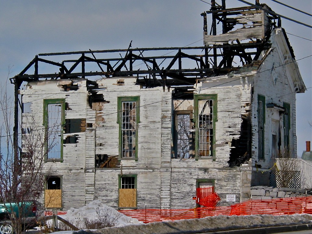 Ferrisburgh Grange Hall (1868 / 1949 2004) post arson Flickr