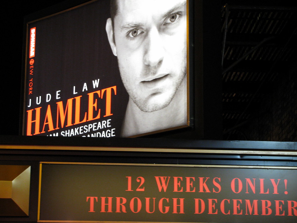 Hamlet I caught Hamlet with Jude Law. He was, unsurprising… Flickr