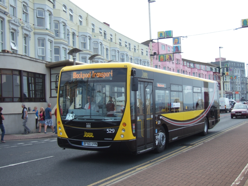 Blackpool Transport 529 BF60UVN Taken here working on the … Flickr