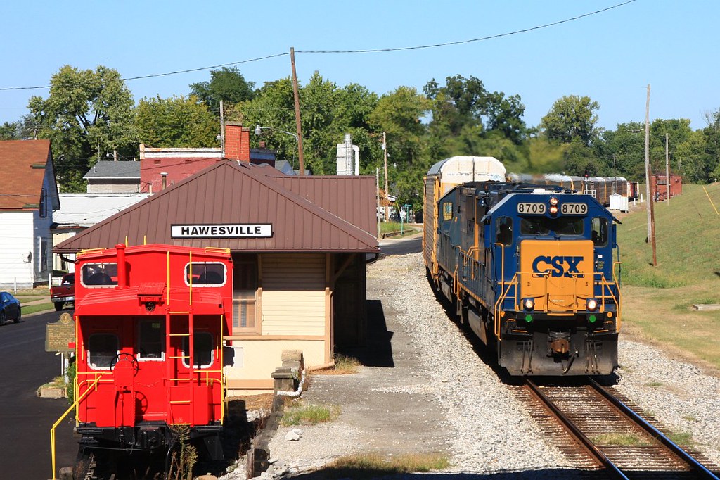 CSX 8709 Q247 Hawesville KY 25 Sept 2010 No passengers wai… Flickr