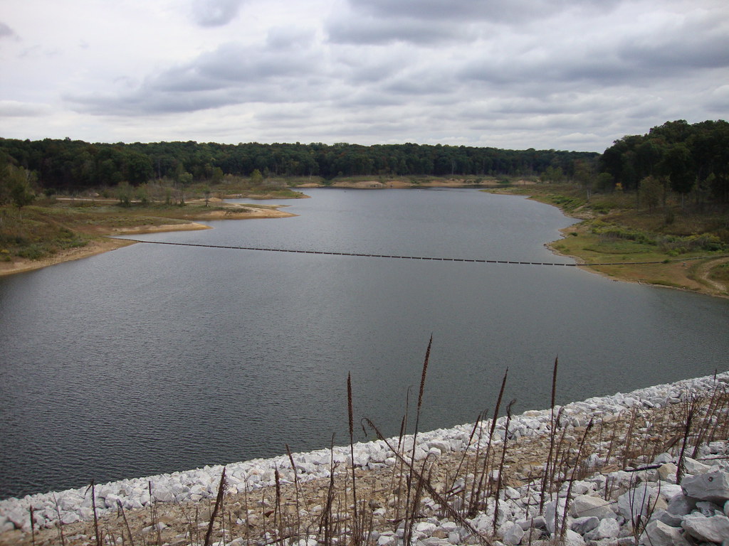 Cagles Mill Lake from the top of the dam Cagles Mill Lake … Flickr