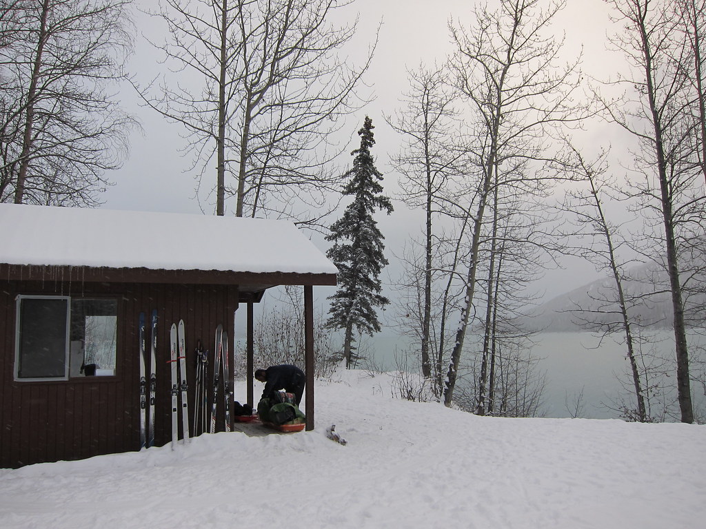Yuditna cabin, Eklutna Lake Rebecca Flickr