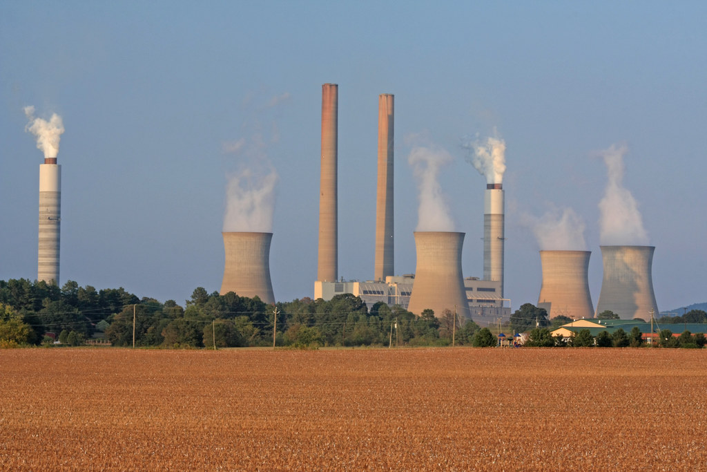 Plant Bowen, Power Company, near Euharlee, Bartow County