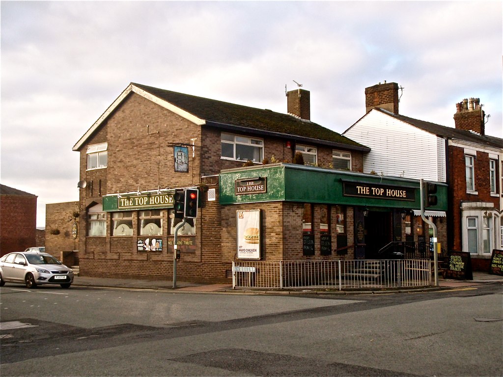 The Top House Bamber Bridge Corner of Station Road and B… Flickr