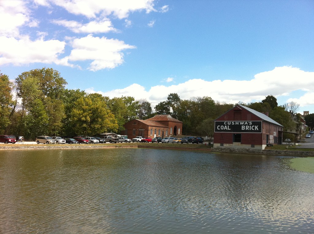 Williamsport, Md as we arrive on bike Sent via iPhone Dion
