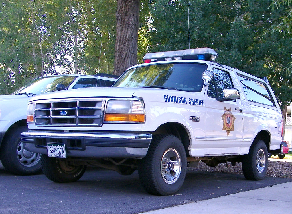 Gunnison County Sheriff Bronco 4X4 coconv Flickr